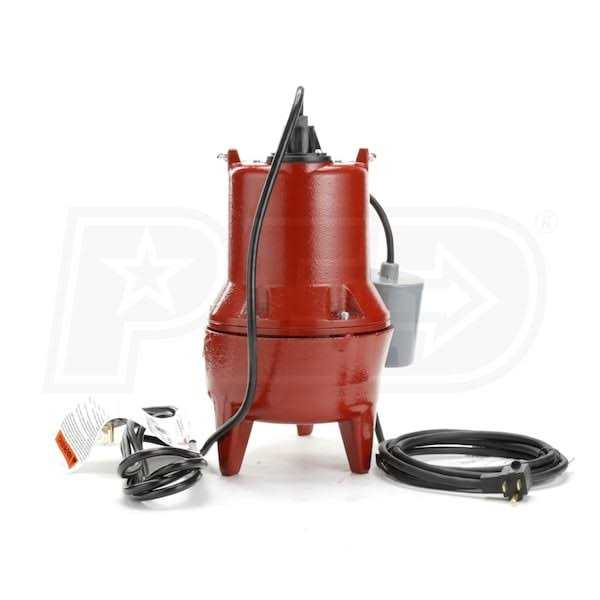 Liberty Pumps LE41A 4/10 HP Submersible Sewage Pump - Image 3