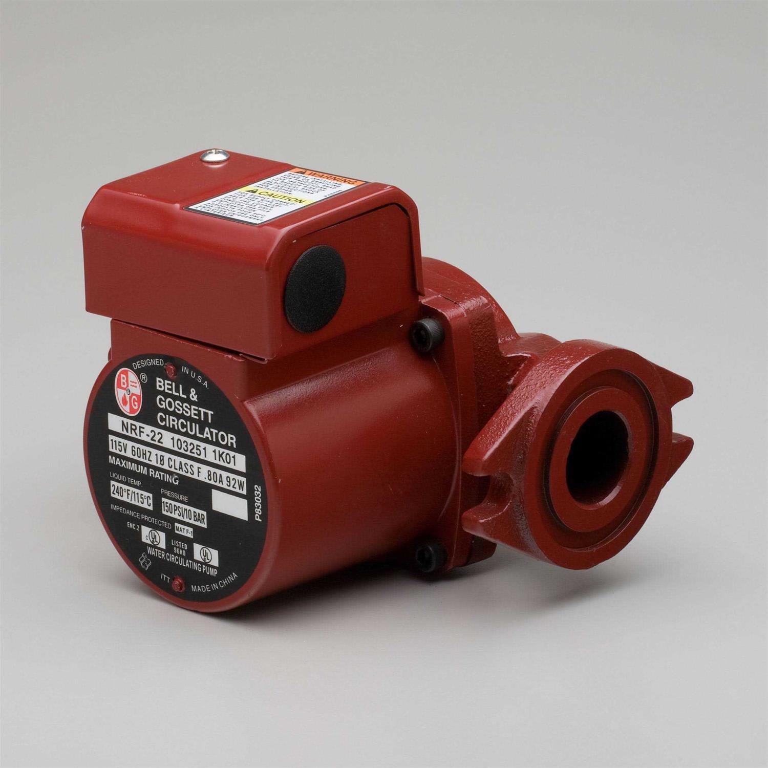 Bell & Gossett 103251 NRF-22 Cast Iron Wet Rotor Circulator Pump - Image 4
