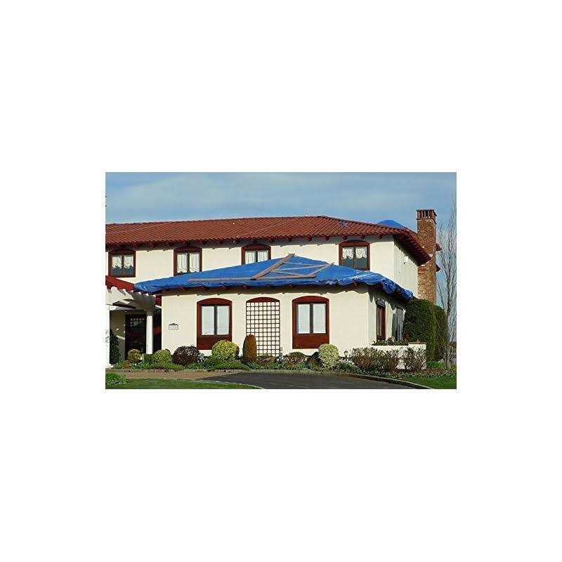 Hft 4 in. x 6 in. Blue All-Purpose Weather-Resistant Tarp - Image 2