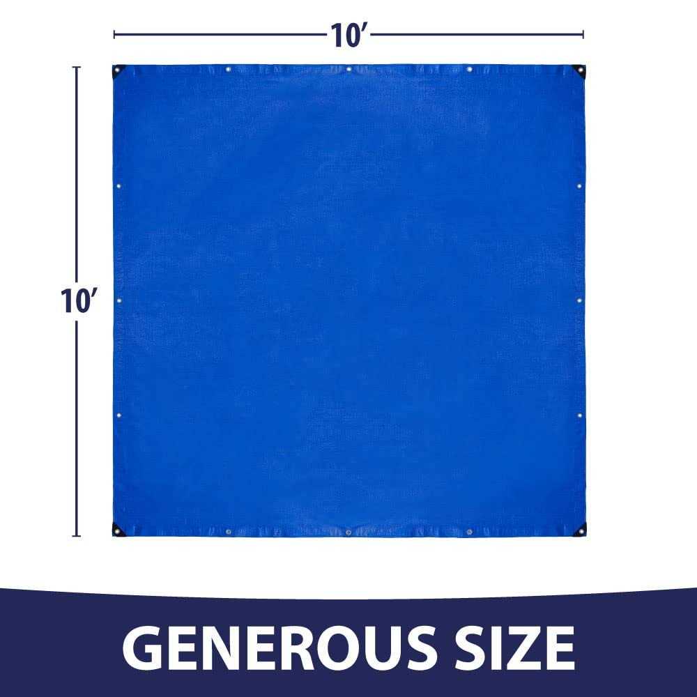 Rugged Rhino Tarp All Weather Protection 100% Waterproof Tarps Tear UV and Temperature Resistant High Durability Reinforced Grommets - Image 3