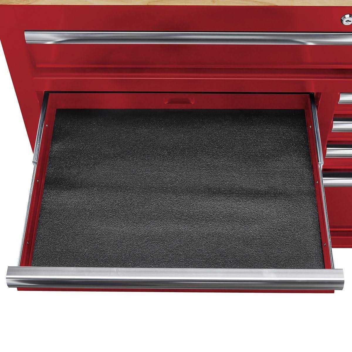 Yukon 46 in. 9 Drawer Mobile Storage Cabinet with Solid Wood Top - Image 5