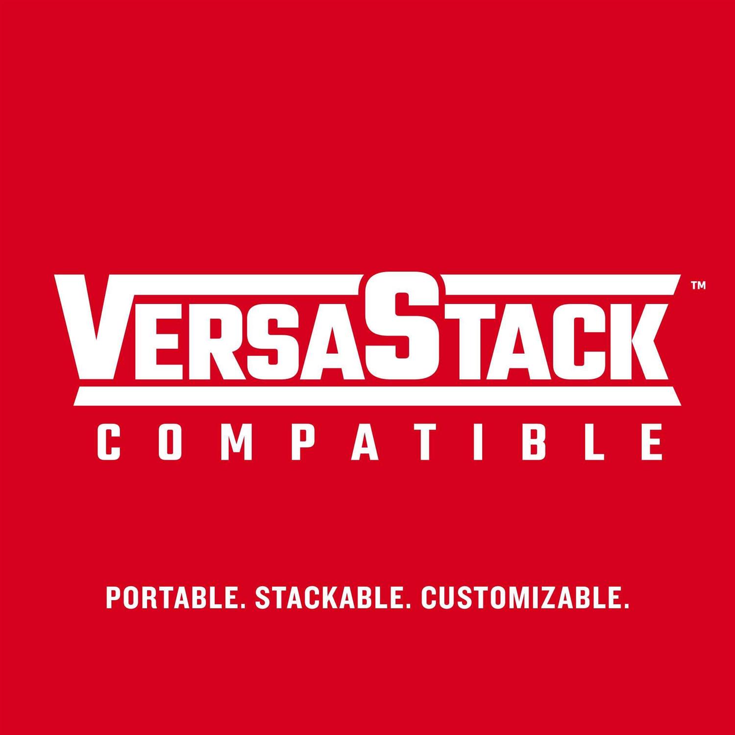 CRAFTSMAN VERSASTACK 30.4-in Black Polypropylene Wheels Lockable Tool Box - Image 3