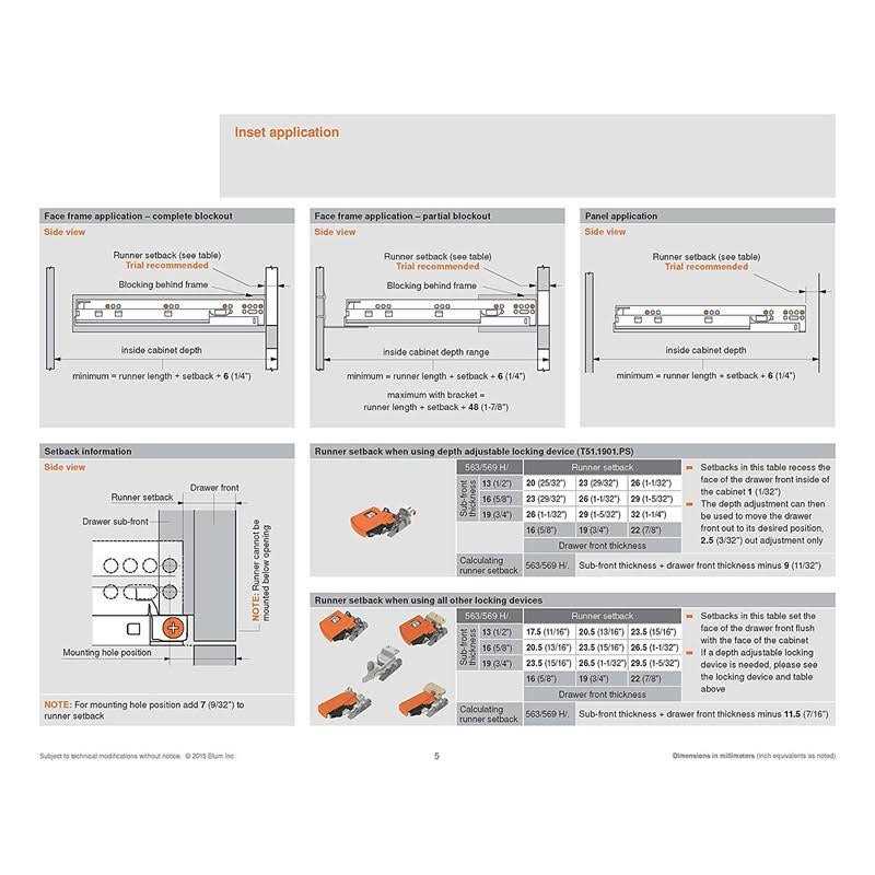 Blum 563H5330B 21 Tandem Drawer Slides Plus Blumotion Complete Kit. with Runners 563H - Image 5
