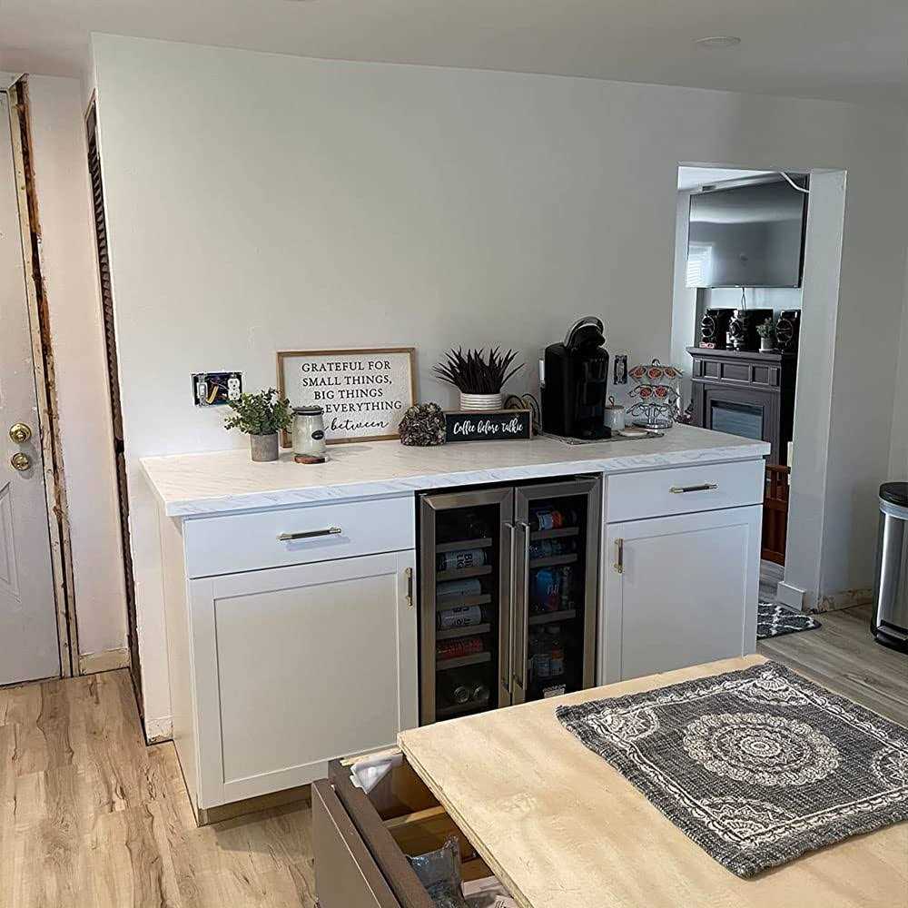 Gutuwellea 12 Pack 7 192 mm Gold and Cabinet Handles Cabinet Pulls Aluminum Handles Knurled Drawer Pulls Oxidation Finish - Image 5