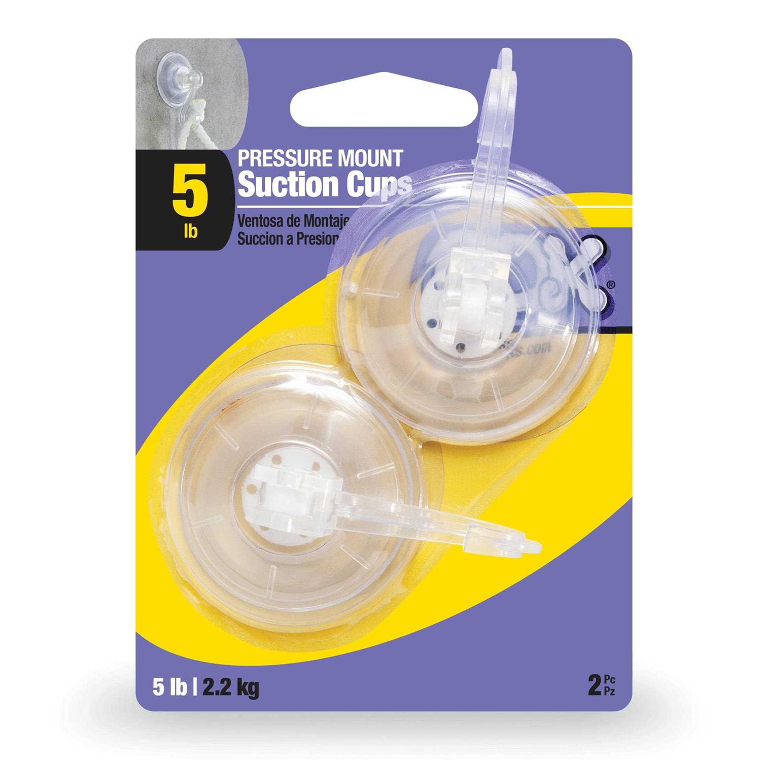 Ook Clear Pressure Mount Suction Cups