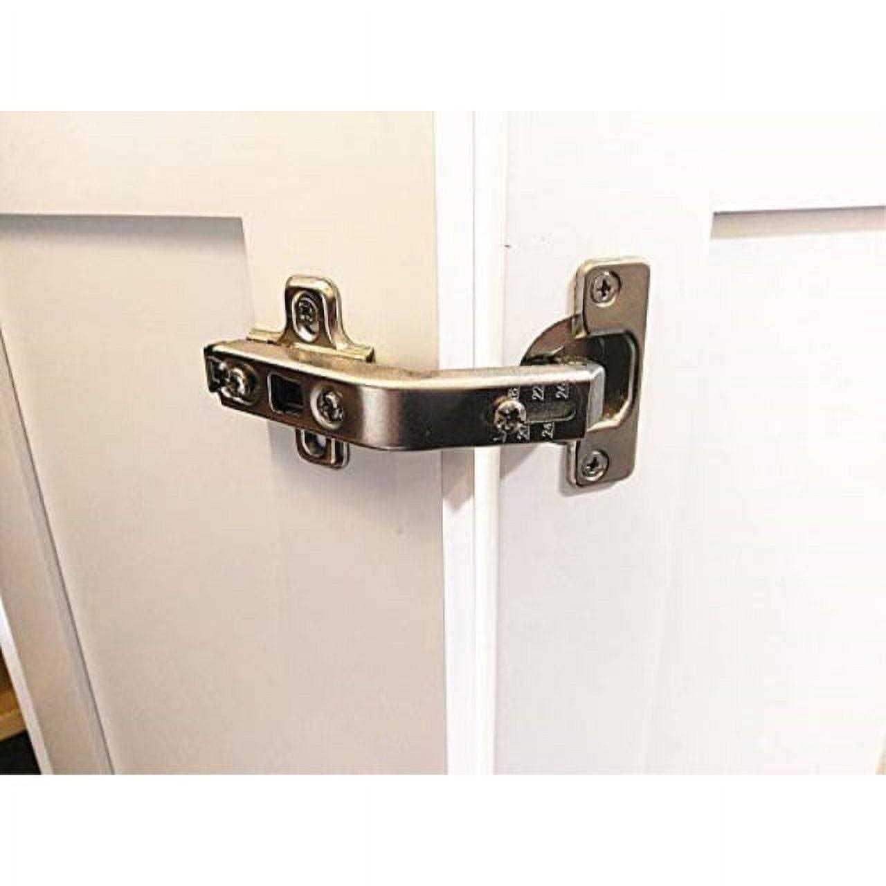 elysian 1 Piece Lazy Susan Hinge Face Frame Plate for Floded Door Kitchen Cabinet Corner Door Hinges Metal Lasy Susan Cabinet Corner Hardware Cabinet Door - Image 3