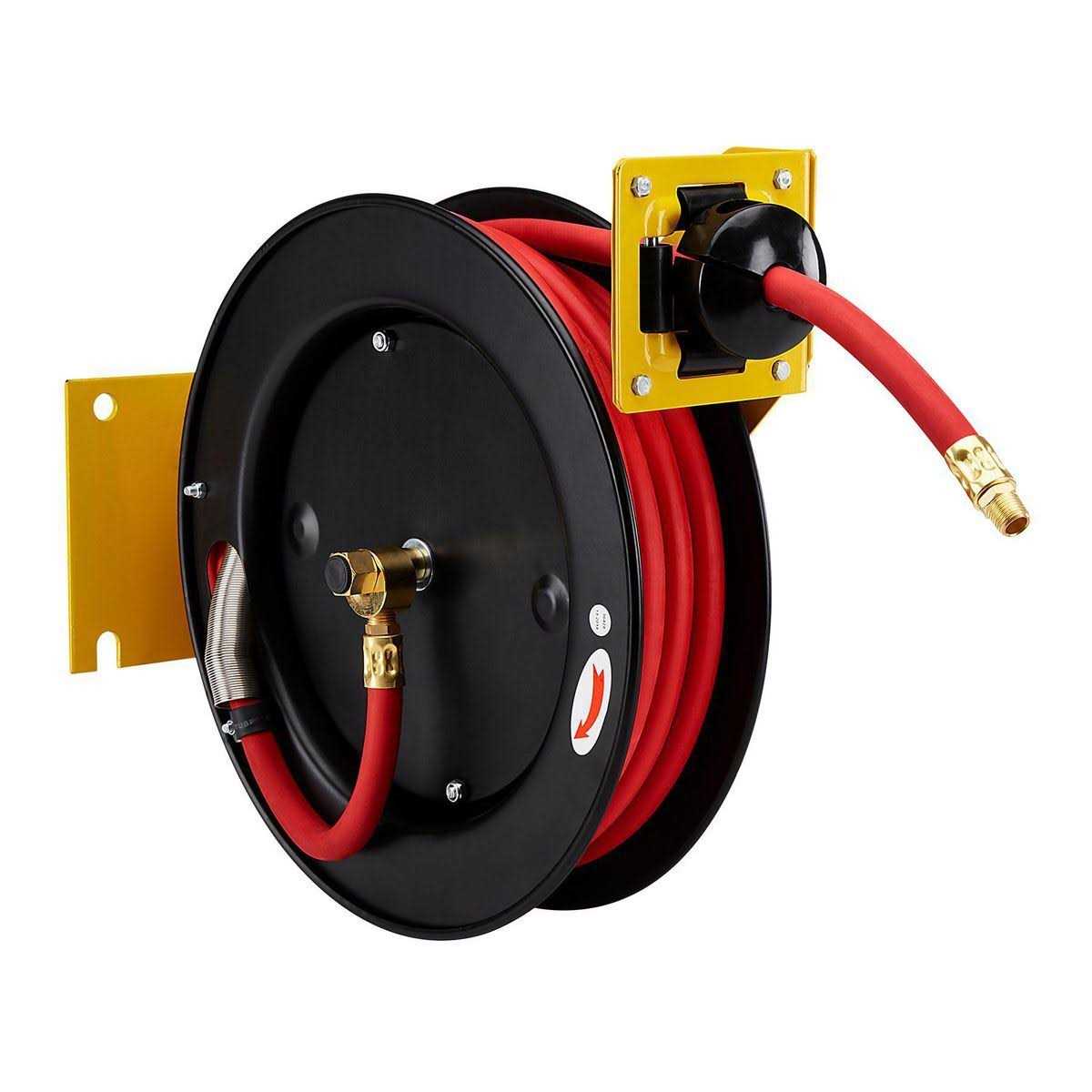 Central Pneumatic 3/8 in. x 25 ft. Retractable Air Hose Reel - Image 3
