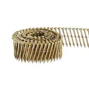 FASCO Scrail 2-1/4-in Gold Electro-galvanized Flat Exterior Multi-Material Screws - Image 3