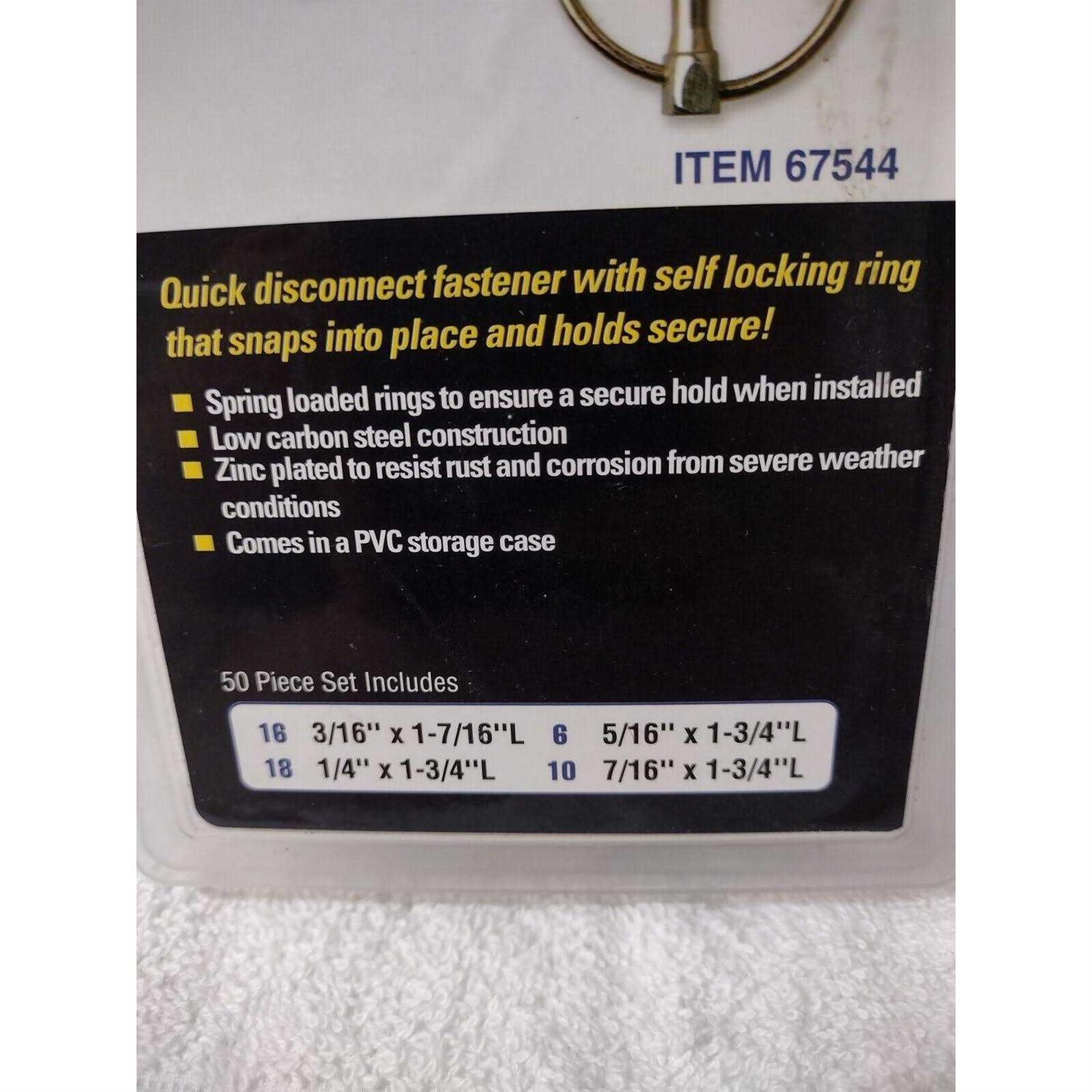 Storehouse 67544 50 Piece Lynch Pin Kit - Image 5