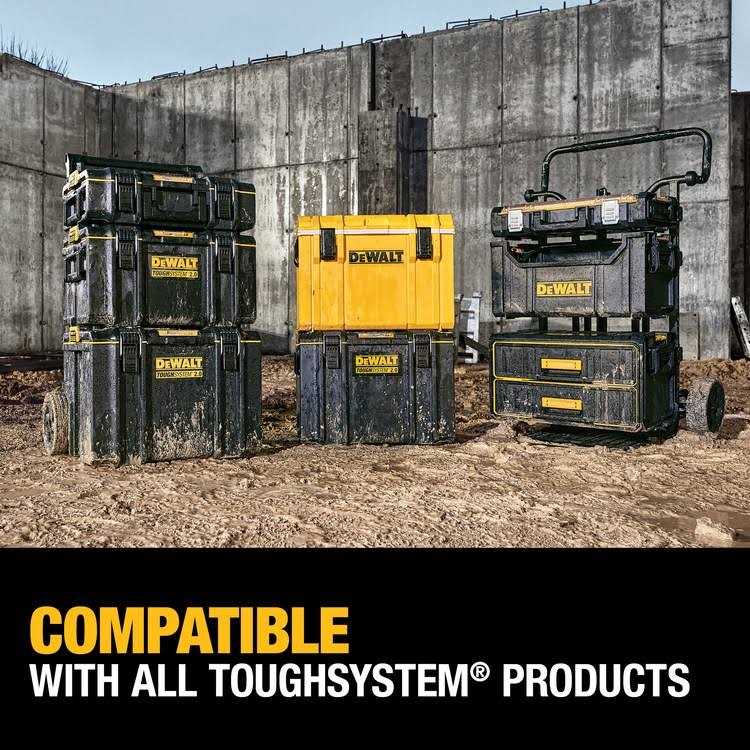 DEWALT ToughSystem 2.0 Rolling Tool Box DWST08450 - Image 3