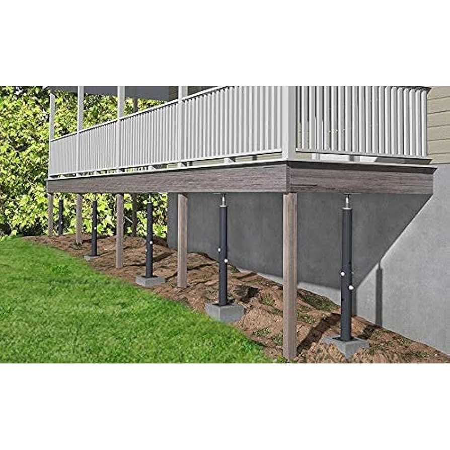 Tel-O-Post 15 x 5.25 in. Adjustable Floor Jack for Temporary Support - Image 3