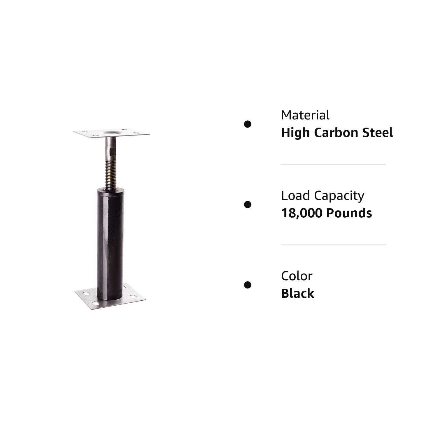 Tel-O-Post 15 x 5.25 in. Adjustable Floor Jack for Temporary Support - Image 5