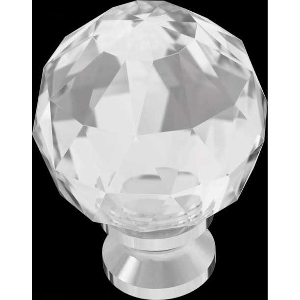 Mainstays 1-3/16 Clear Faceted Acrylic Cabinet Knobs - Image 3