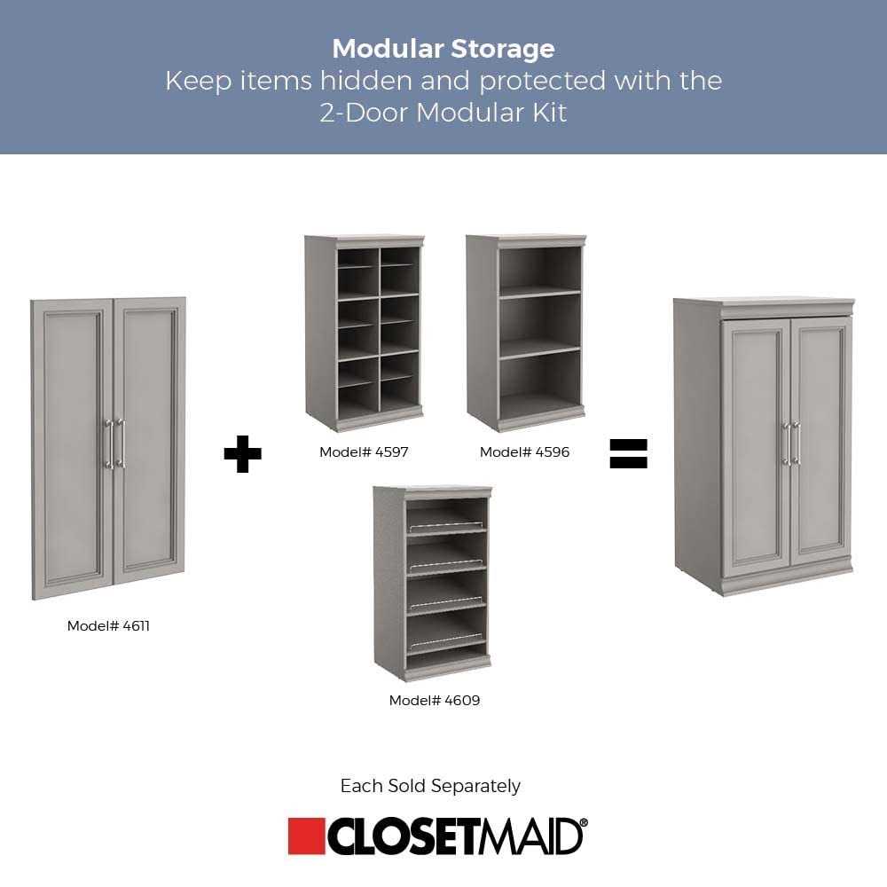 ClosetMaid Modular Storage Glass Door Pair Kit - Image 3
