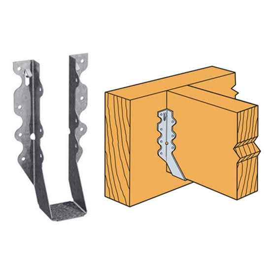 Simpson Strong-Tie LU28R-18 Galvanized Face-Mount Joist Hanger for 2x8 Rough - Image 5