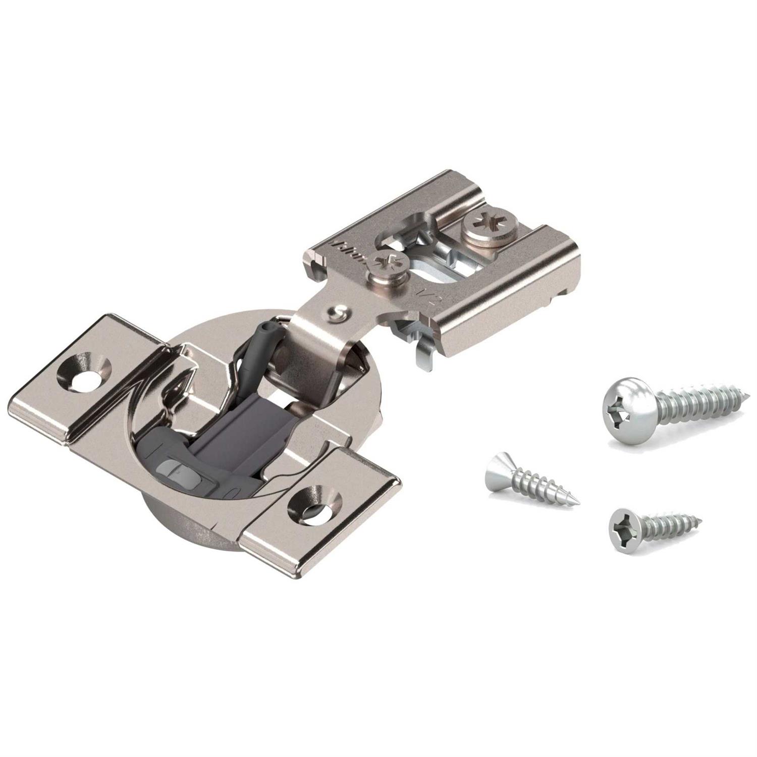 Blum 1/2-in Nickel Soft Close Concealed Cabinet Hinge - Image 3