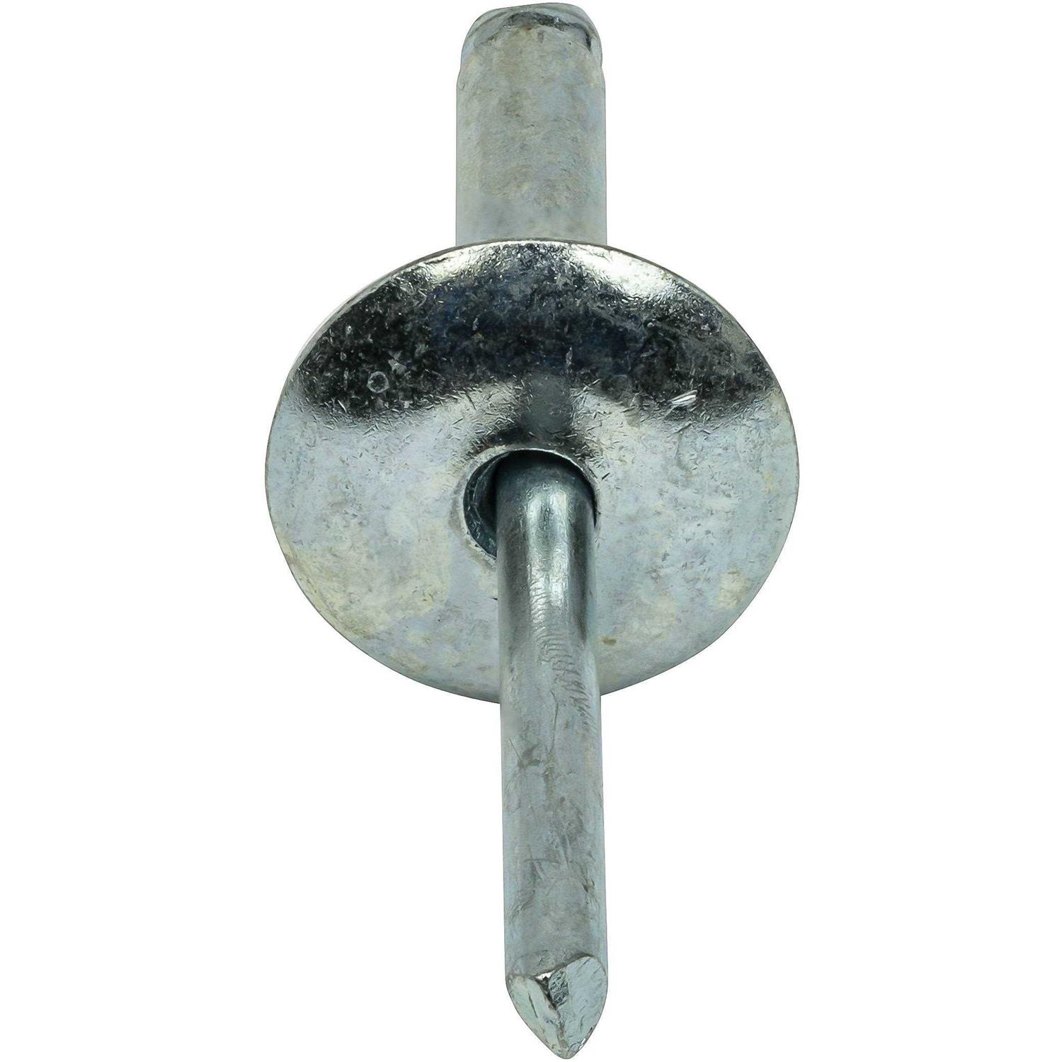Fastenere.com Flange Head Pop Rivets Steel Zinc Qty 50 - Image 3