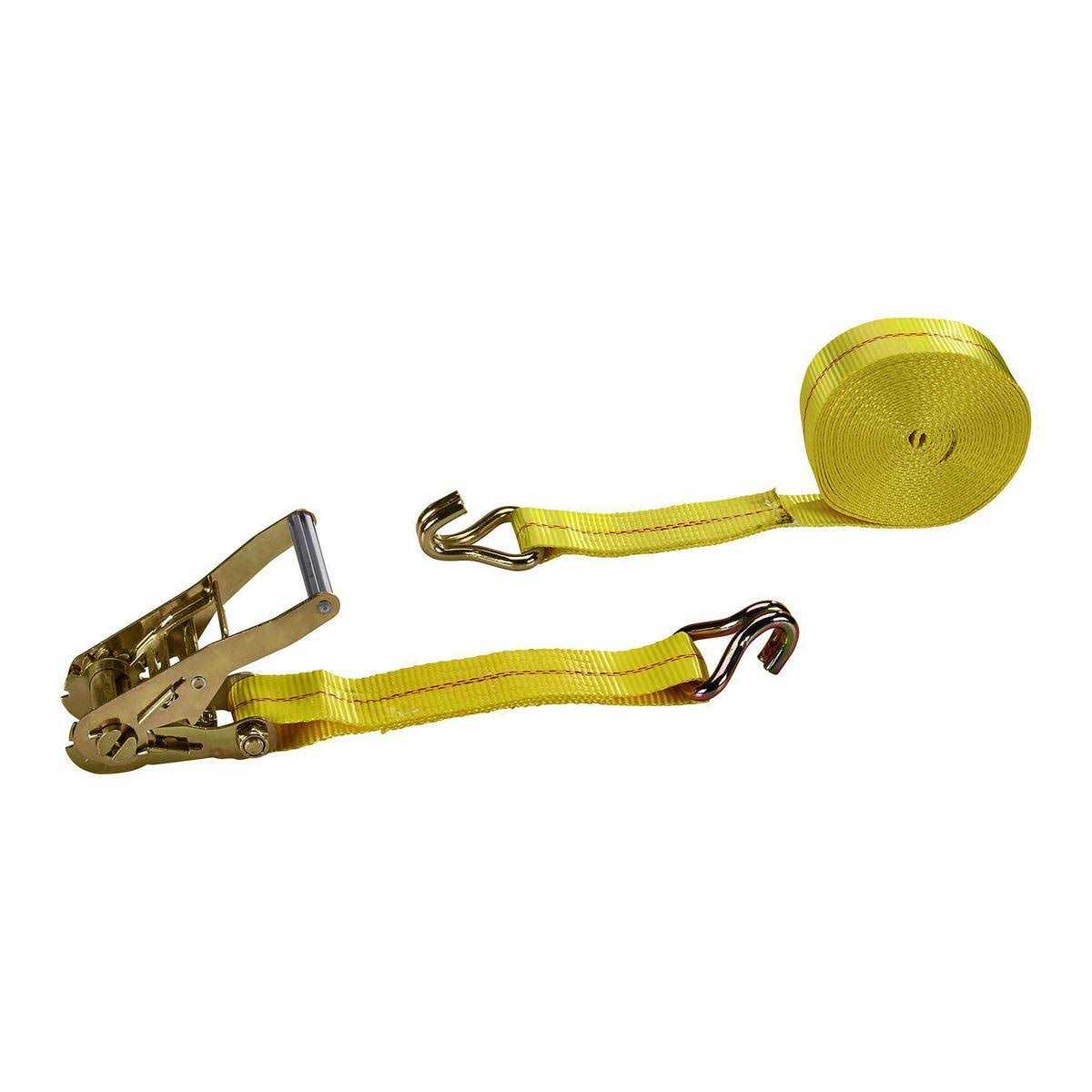 Haul Master 3300 lb. Capacity 2 in. x 27 ft. Heavy Duty Ratcheting Tie Down 1 PC