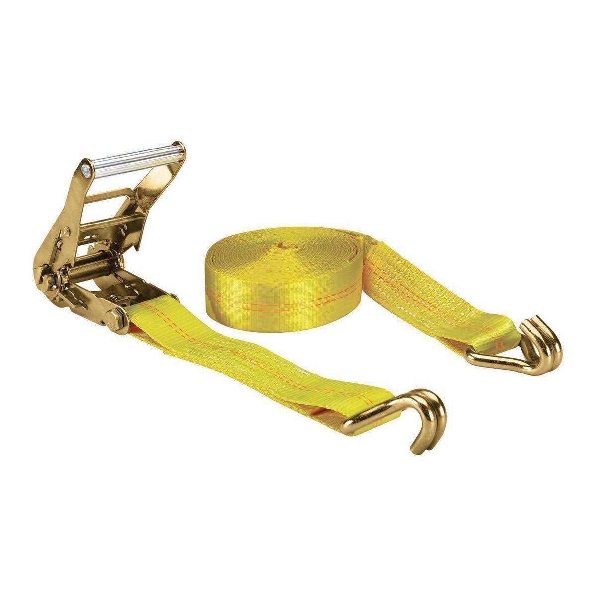 Haul Master 3300 lb. Capacity 2 in. x 27 ft. Heavy Duty Ratcheting Tie Down 1 PC - Image 2