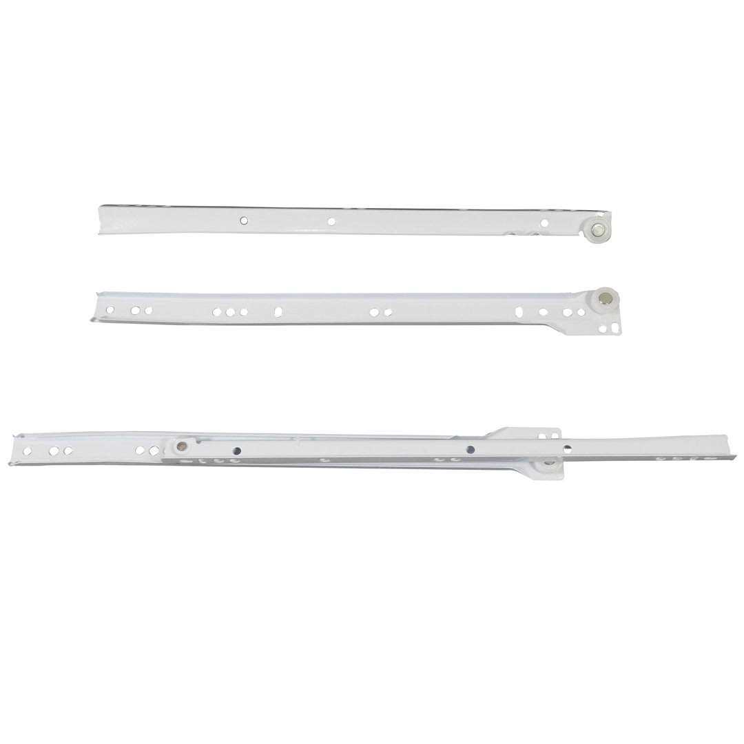 Laurey White Bottom Mount Euro Drawer Slide