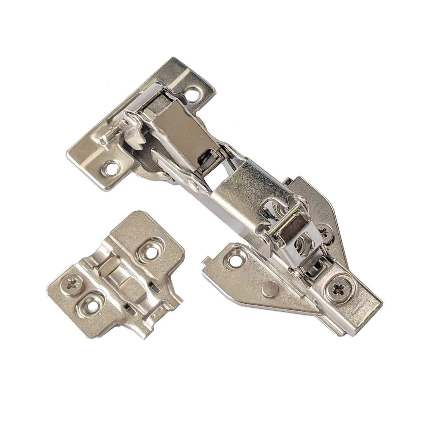 Elysian 165 Degree Full Overlay Screw-On Lazy Susan Cabinet Hinge with Face Frame Plate for Door Connect Frame Kitchen Cabinet Corner Door Hinges Metal Lasy - Image 4