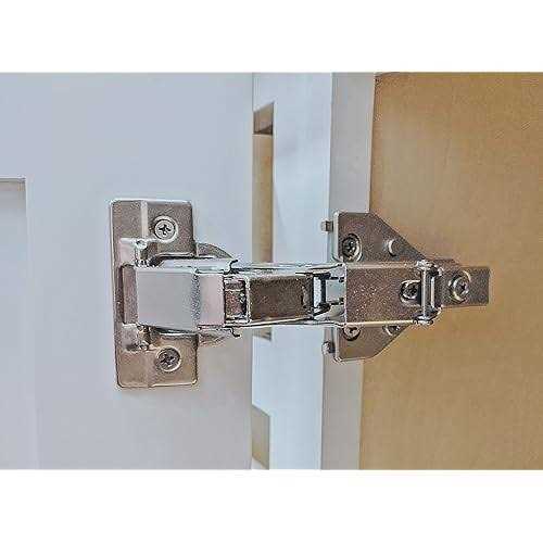 Elysian 165 Degree Full Overlay Screw-On Lazy Susan Cabinet Hinge with Face Frame Plate for Door Connect Frame Kitchen Cabinet Corner Door Hinges Metal Lasy - Image 5