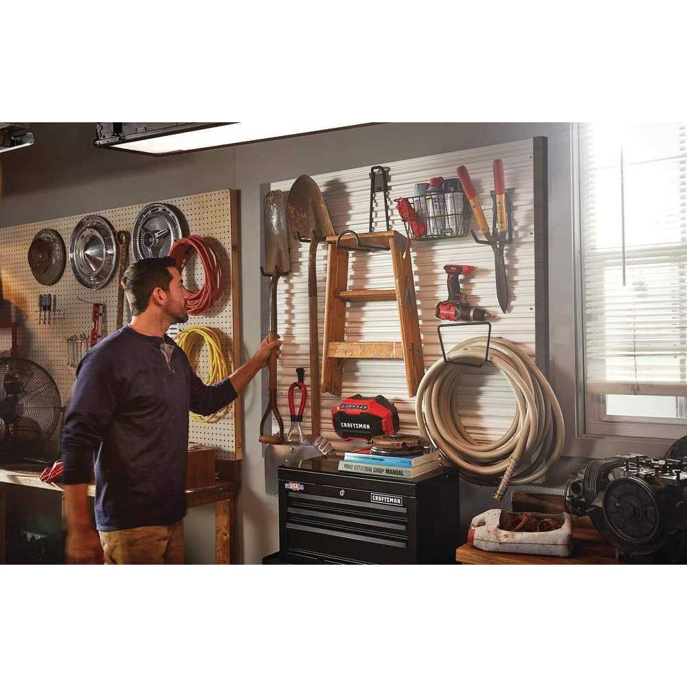 Craftsman VersaTrack Composite Multipurpose Storage Rail System -White & Black - Image 4