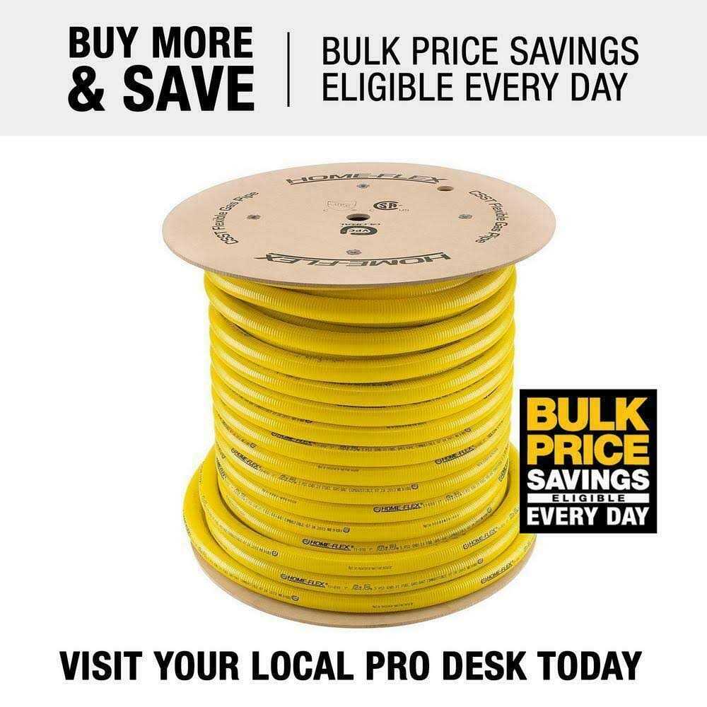 Home-Flex Flexible Gas Tubing CSST Dia x - Image 3