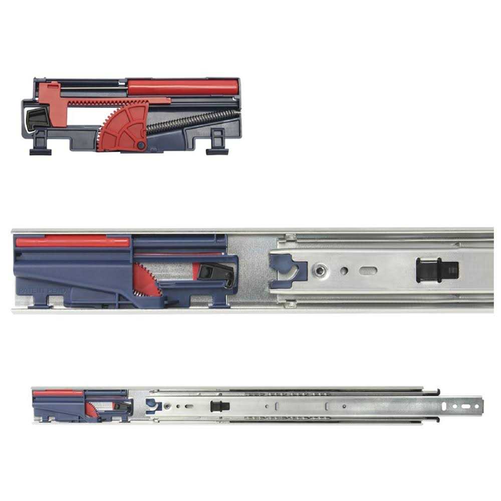 Knape & Vogt KV 8450FM Full Extension Soft Close Slide