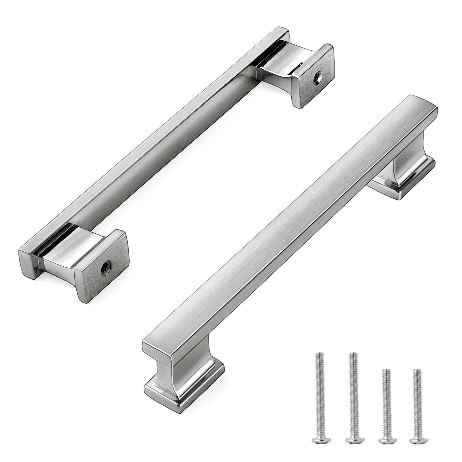 VEHCIL 10 Pack Brushed Nickel Cabinet Pulls,5 Inch Kitchen Cabinet Handles - Image 3