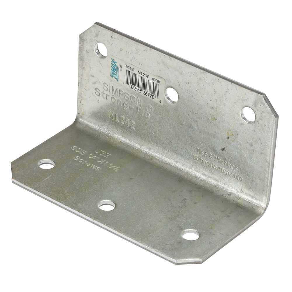 Simpson Strong Tie ML24Z 2 x 4 in Medium L Angle - Image 4