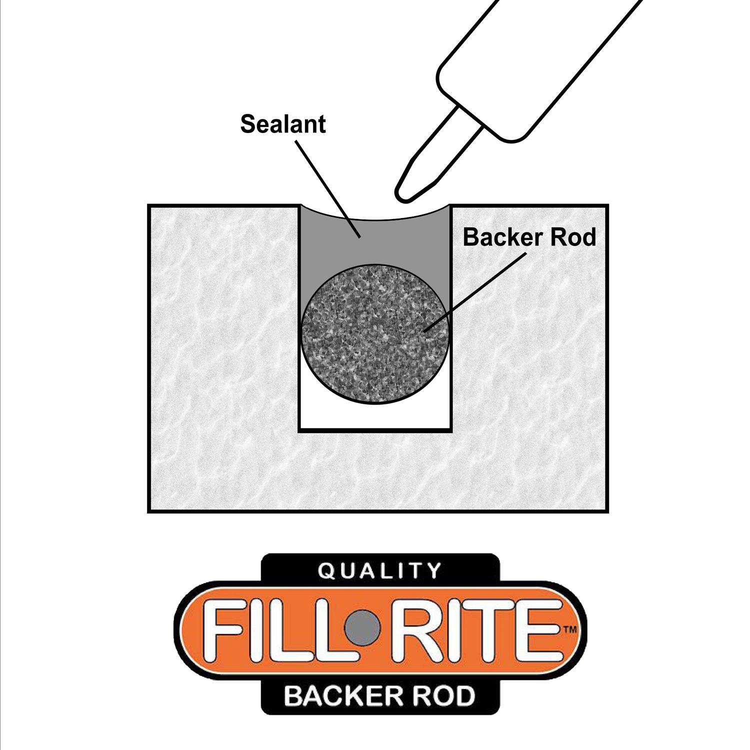 Fill-Rite Pre-Caulking Filler Rope Backer Rod Roll Bulk - Image 3