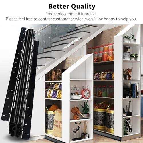 YENUO Undermount Heavy Duty Drawer Slides Full Extension Bottom Mounted 16 24 32 40 Inch Hidden Under Ball Bearing Metal Rails Track Guide Glide - Image 5