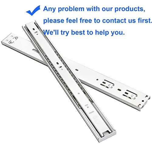 Hardware Soft Close Full Extension Side Mount Ball Bearing Sliding Drawer Slides - Image 4