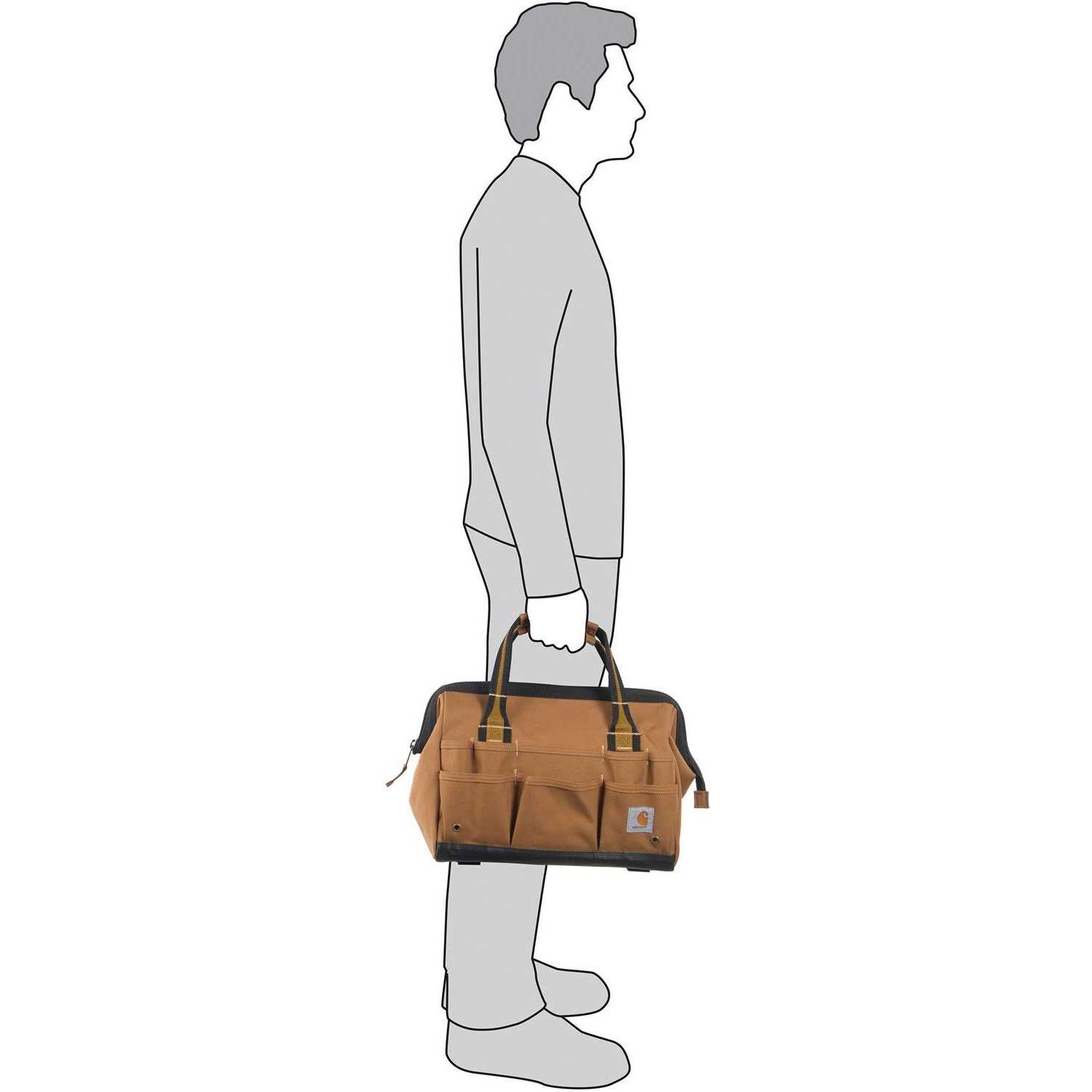 Carhartt 25 Pocket Heavyweight Tool Bag - Image 5