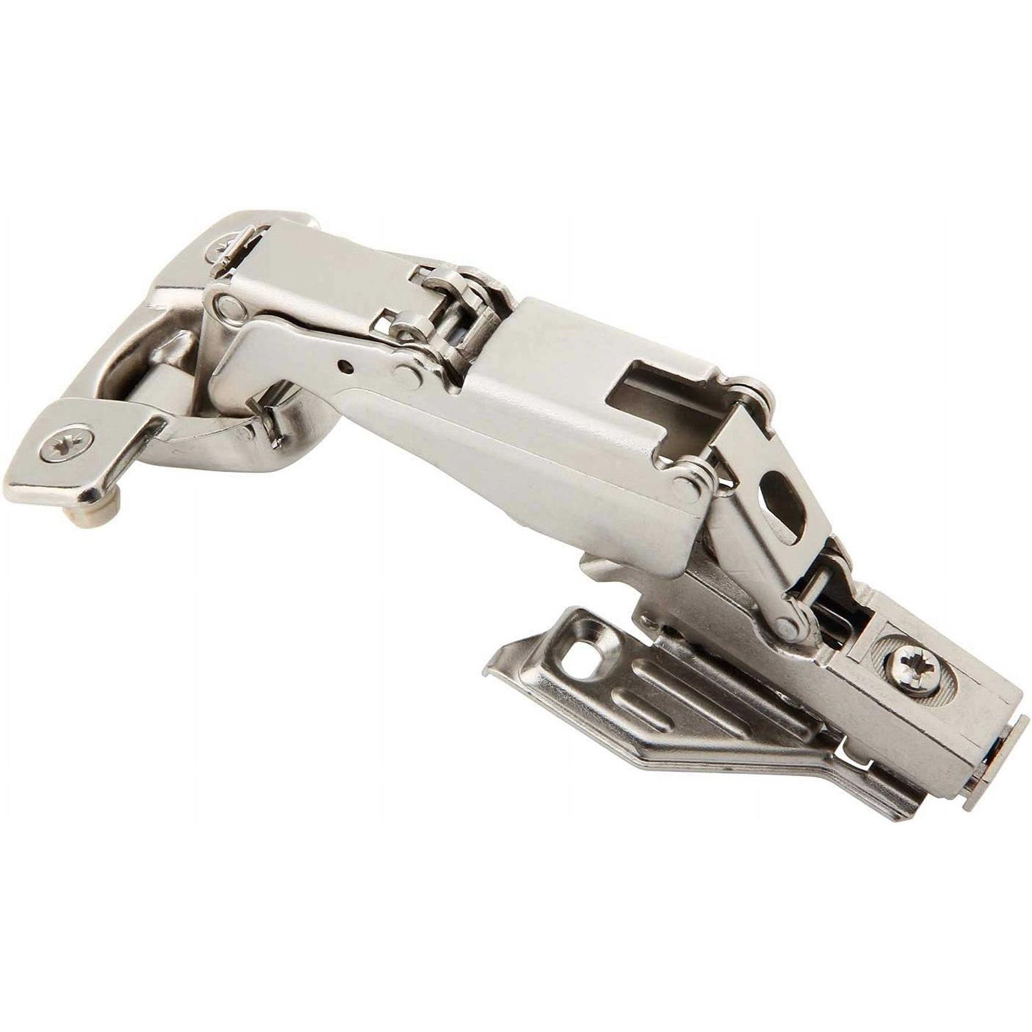 SILVERLINE HARDWARE Silverline Lazy Susan Corner Hinge Clip On 165 Angle Cabinet Hardware with Face Frame Base Plate 1 Pair - Image 4