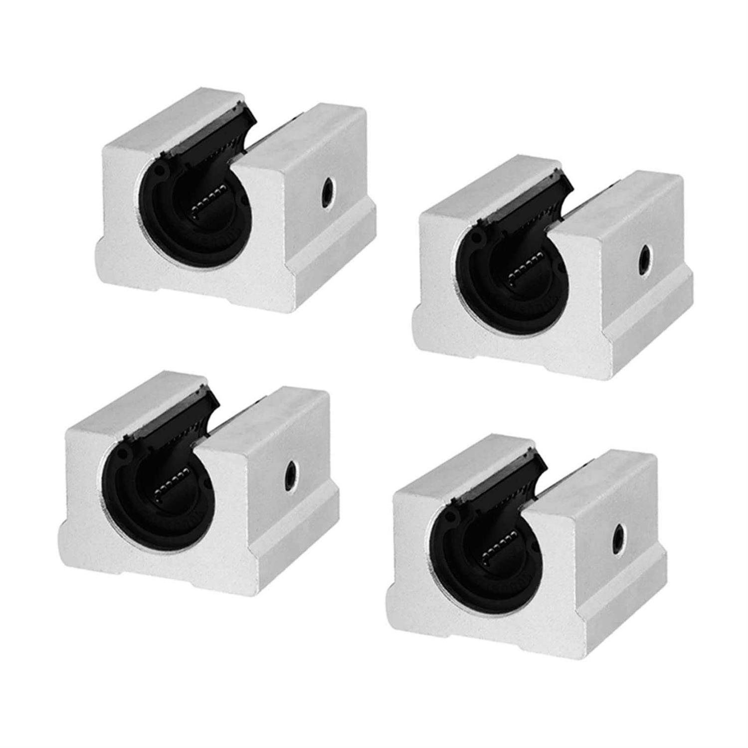 Guwanji Linear Rail, 2pcs 4pcs Sbr20uu Square Type Block Bearing - Image 3