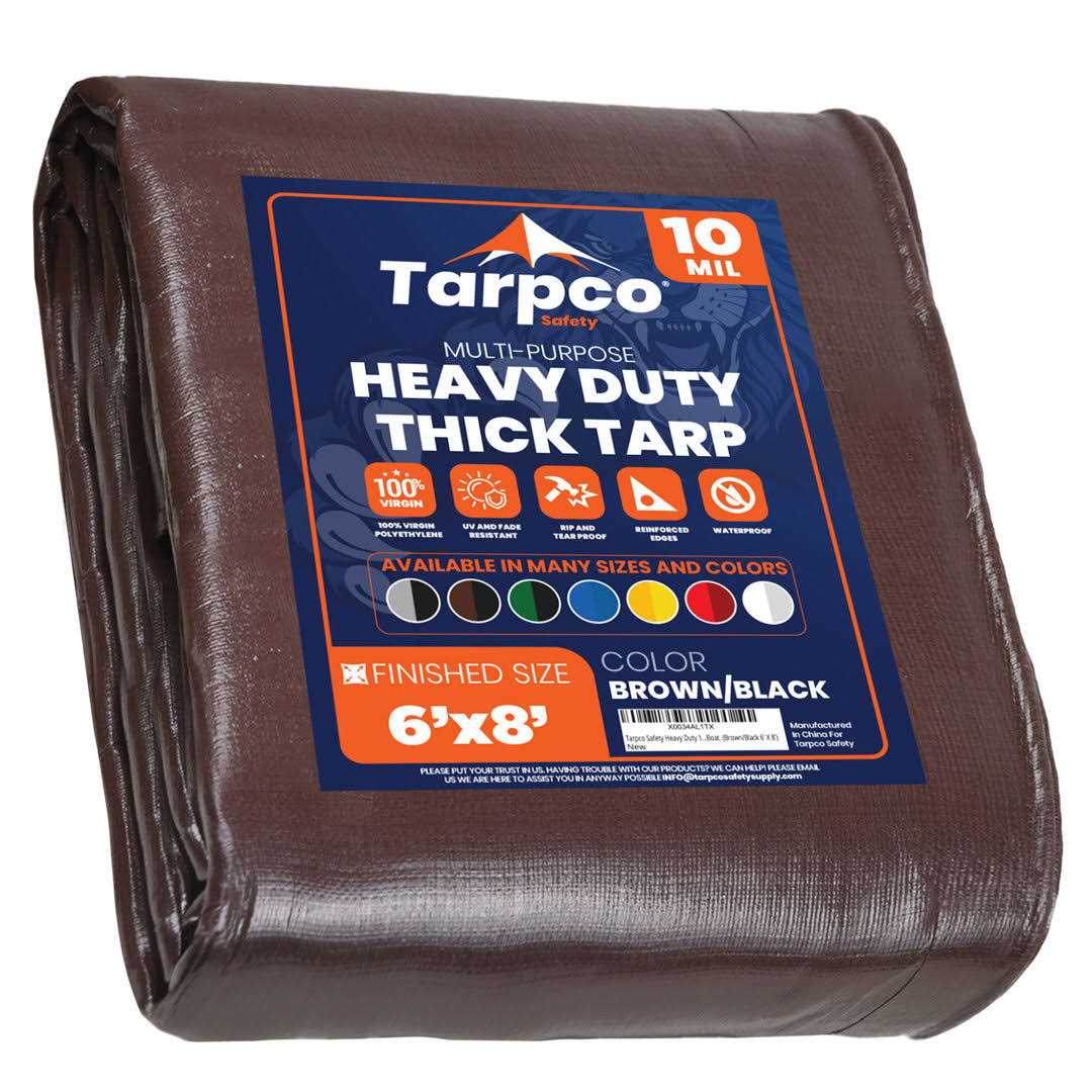 Extra Heavy Duty Mil Waterproof Cover Tarp Tarpco Safety - Image 5