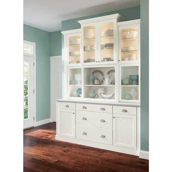 American Woodmark Shorebrook 14 9/16-in. W x 14 1/2-in. D x 3/4-in. H Cabinet Door Sample in Painted - Image 4