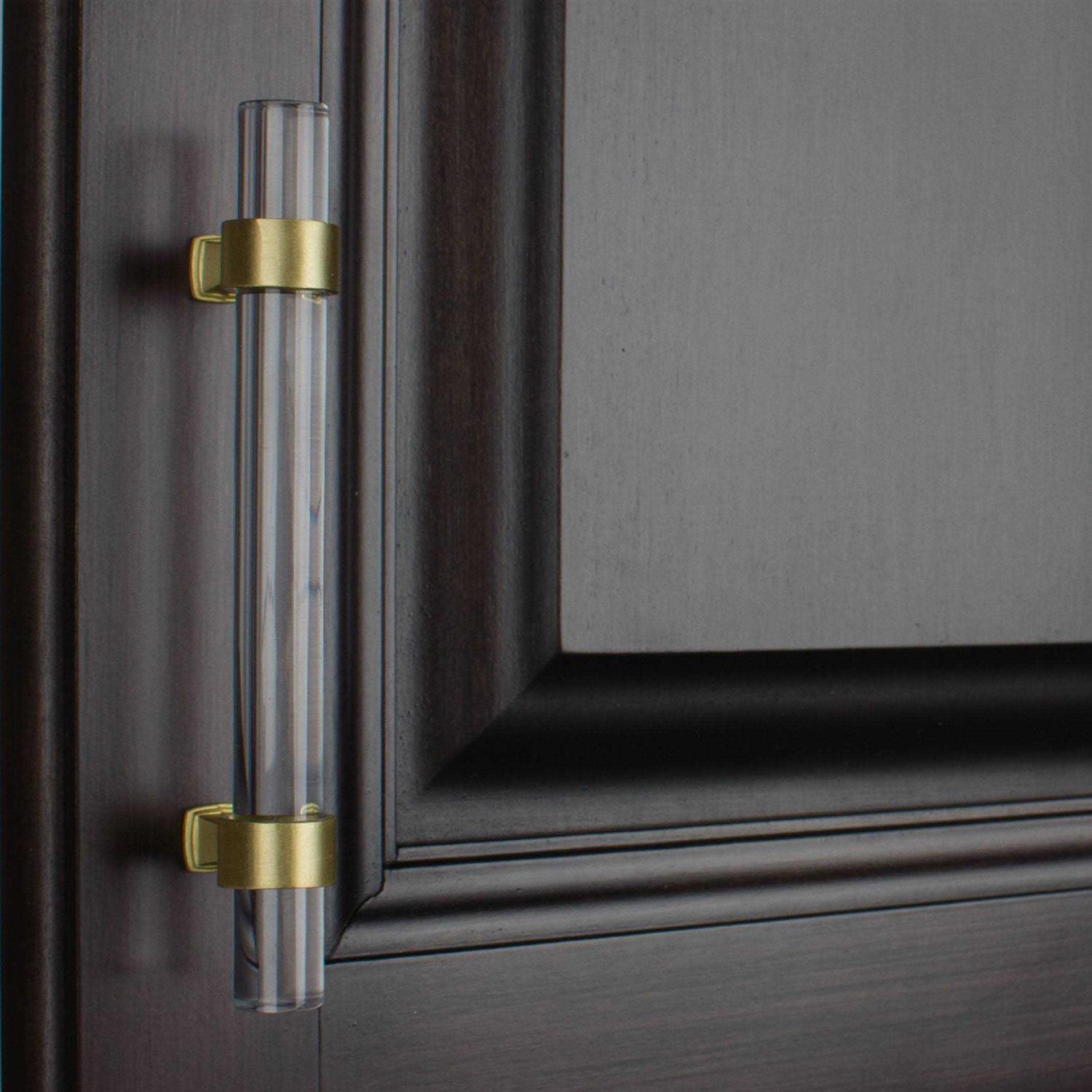 GlideRite 3.75 in. Center Acrylic Cabinet Bar - Image 5