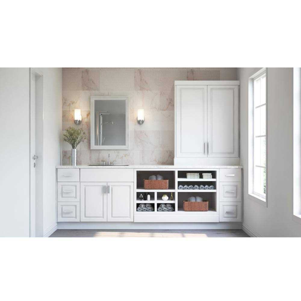 Hampton Bay 6 in. W x 36 in. H Cabinet Filler in Satin White - Image 4