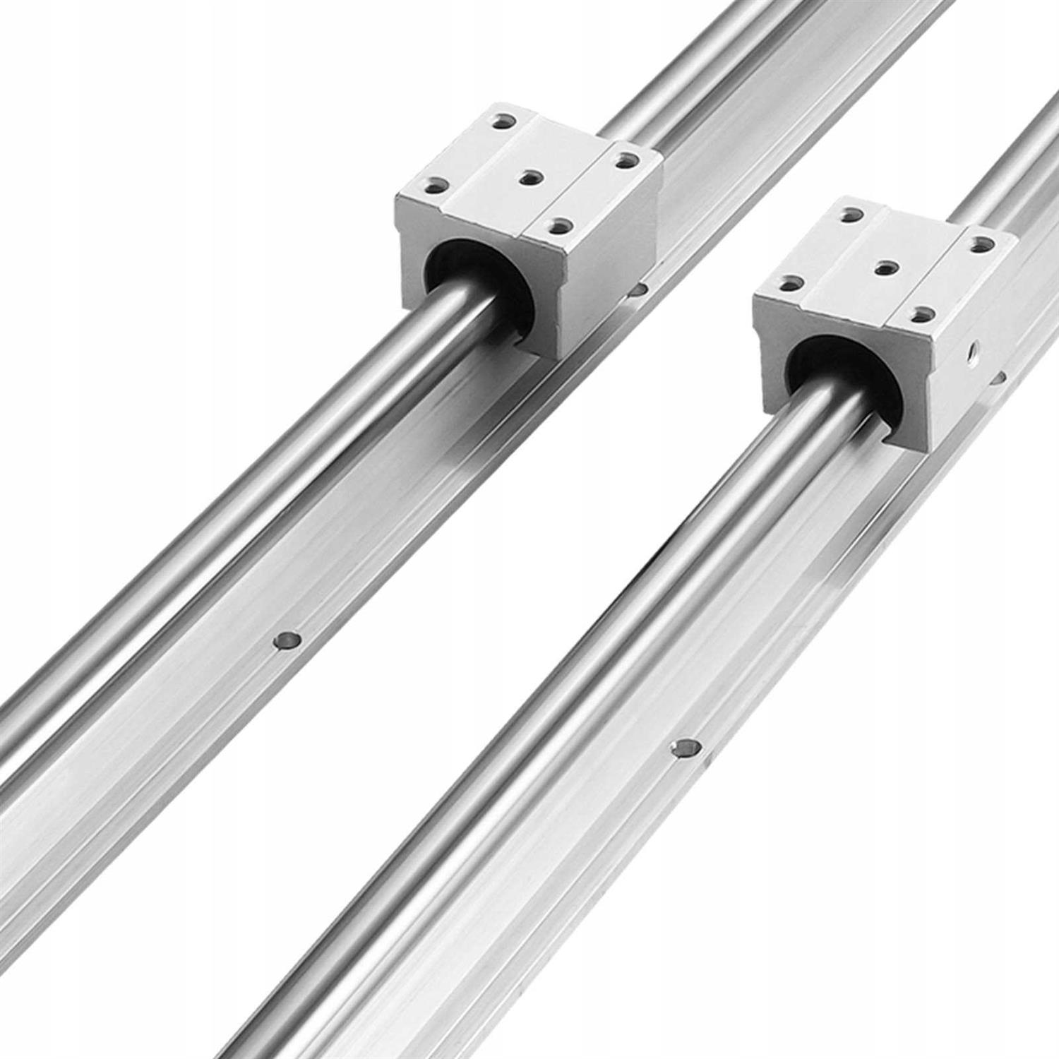VEVOR Linear Guide Rail Set, SBR20 2 PCS SBR20 Guide Rails and 4 PCS SBR20UU Slide Blocks - Image 4