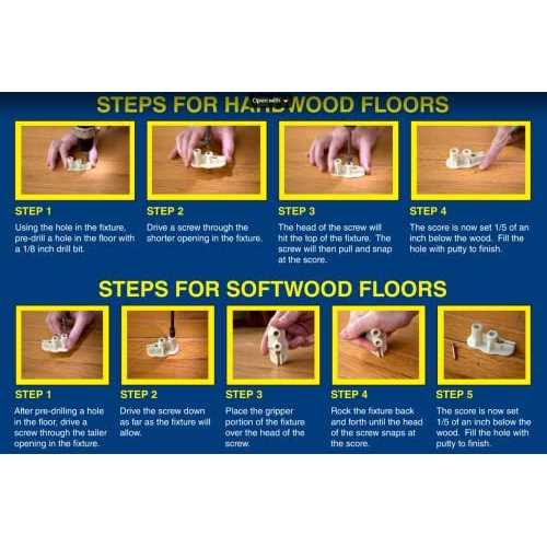 Squeeeeek No More squeeeek No More/o'berry Counter Snap Kit for hardwood Floors - Image 4