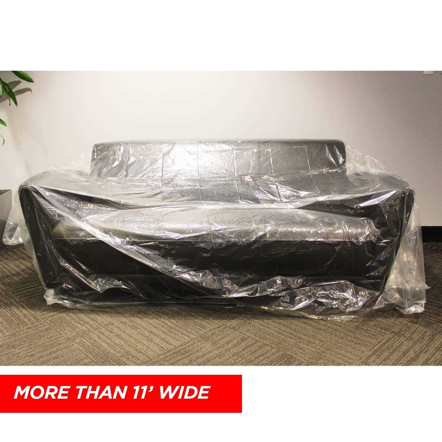 PackRite 2 Pack Plastic Sofa Cover - Image 2