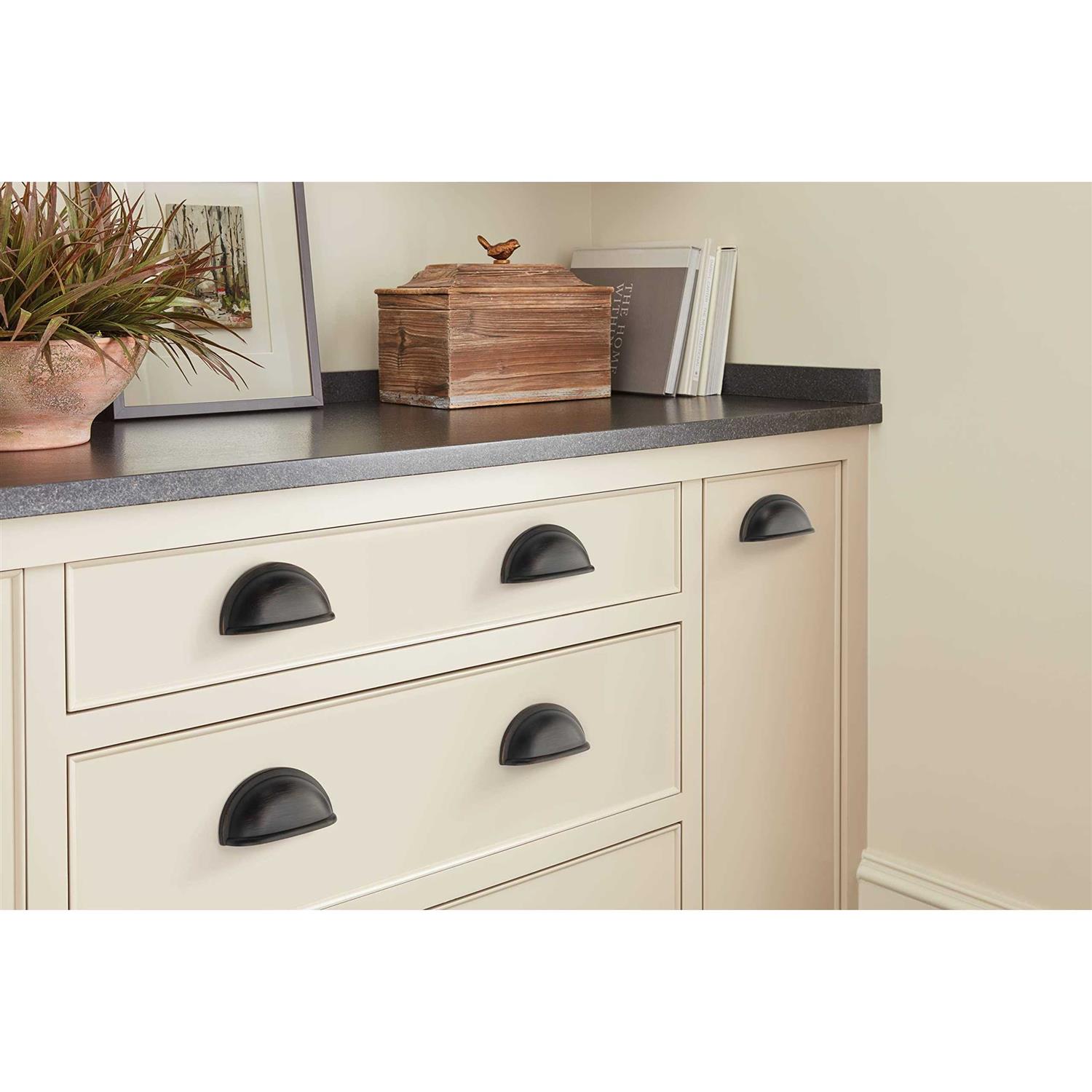 Amerock Oil Rubbed Bronze Cup Pull BP53010ORB - Image 4