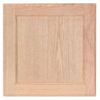 Hampton Bay 14.5 in. W x 14.5 in. H Cabinet Door Sample in Unfinished Beech - Image 2