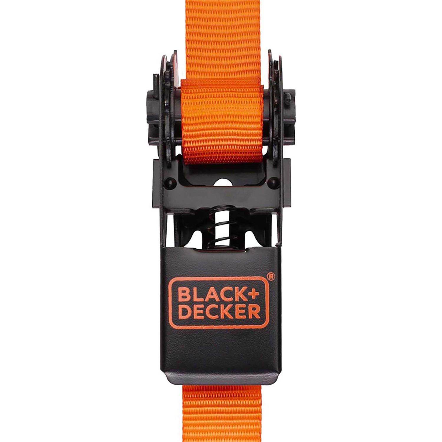 BLACK+DECKER 10 ft. x 1 in. Light Duty Ratchet Tie-Down Straps BD1005 - Image 4