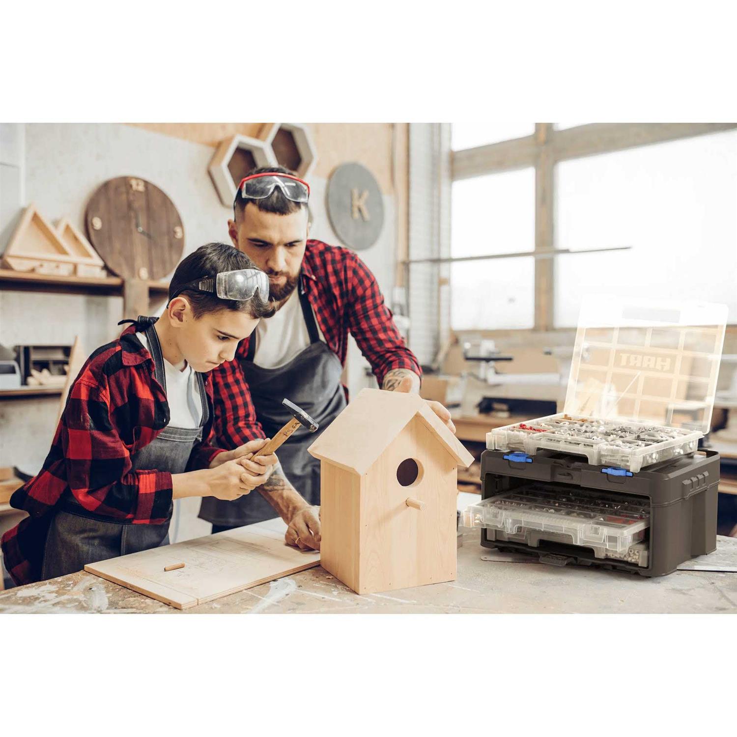 Hart Stack System 3 Case Parts and Tool Box Organizer - Image 5