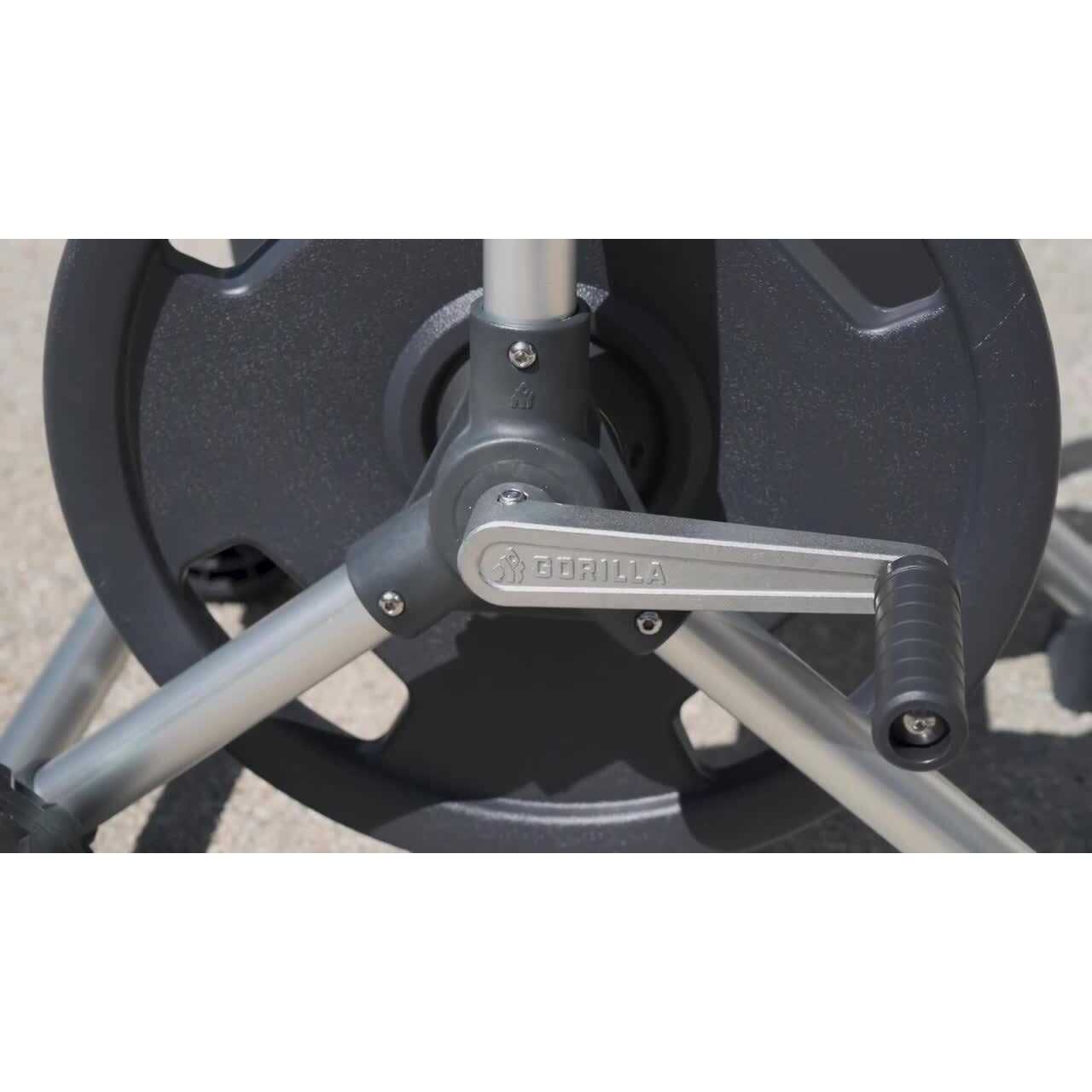 Gorilla 150 ft. Aluminum Zero Rust Hose Reel - Image 4