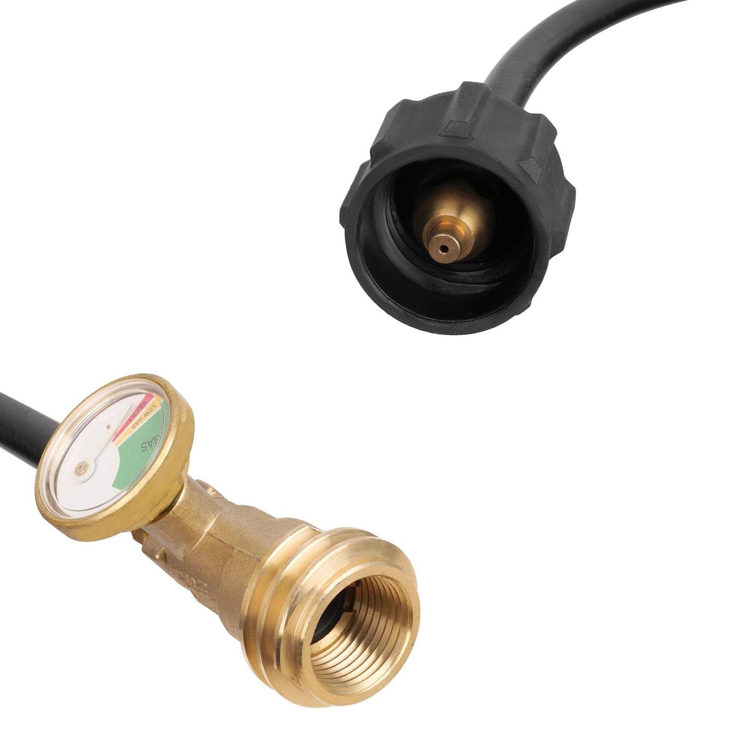 Empava 15 ft. Propane Extension Hose with Gauge - Image 3